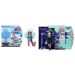 LOL Surprise OMG Winter Chill ICY Gurl Fashion Doll and Brrr BB Doll & 572794EUC LOL OMG Fashion Doll Moonlight B.B.-Package Playset-Series 4.5-Collectable for Boys & Girls Ages 4+