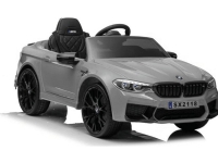 Lean Cars One-seater electric car for children BMW M5, gray lacquered