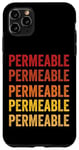 Coque pour iPhone 11 Pro Max Définition perméable, perméable à l'air