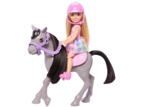 Barbie Mattel Chelsea docka + ponny HTK29