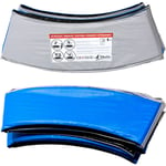 Coussin de protection trampoline ø 430 cm - Bleu et Gris - Bleu - Kangui