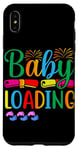 Coque pour iPhone XS Max Chargement des pieds de bébé Femmes Enceintes Maman Bébé Garçon Fille Chargement