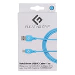 Floating Grip 3m Silicone Usb-c Cable (blue)