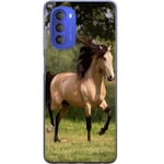 Motorola Moto G51 5G Transparent Mobilskal Häst