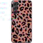 Samsung Galaxy S24 FE Transparent Mobilskal Leopardskrud