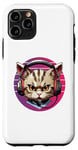 iPhone 11 Pro Cat With Earphones Headphones DJ Cats Gaming Musicstyle Case