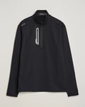 RLX Ralph Lauren Luxury Jersey Half Zip Polo Black