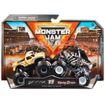 Spin Master Monster Jam 1:64 formgjuten 2-pack fordonsset mix - 0778988380574
