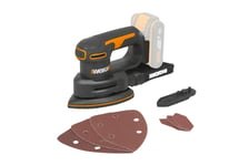 WORX WX822.9 18V (20V Max) Cordless Detail Sander - (Tool only - Battery & Charger Sold Separately)