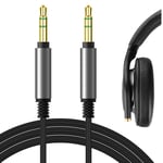Geekria QuickFit Audio Cable Compatible with Sony MDR-1AM2, MDR-XB950N1, MDR-XB950B1, WH-1000XM2, WH-1000XM3, 1000XM4, WH-XB910N Cable, 3.5mm Aux Replacement Stereo Cord (4 ft/1.2 m)