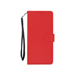 Läderplånboksfodral För Samsung Galaxy S20 Ultra 5G Röd
