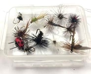 Fly Fishing Dry Dries Fishing Flies SMALL for trout Sizes 18-20 Pack of 12#17