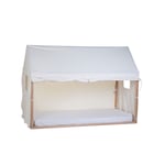CHILDHOME - ‌Toile pour lit Cabane 90 x 200 cm - Blanc
