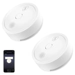 SiGN Smart Home Rökdetektor/ Brandvarnare med Wifi - 2-Pack