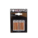 Powerpaq Ultra Alkaline AA batteri - 4 stk.