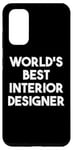 Coque pour Galaxy S20 Meilleur designer d'intérieur au monde - Drôle