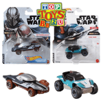Hot Wheels Star Wars Character Cars - Mandalorian & Cara Dune