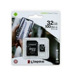 32GB Kingston Micro SD Memory Card For Nextbase DUO HD Dash Cam