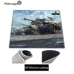 OLUYNG mouse pad Large locking edge mousepad l xl game custom mouse pad for cs go mairuige 90x40cm world of tanks anime game   250X290X2MM