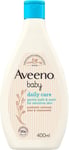 Aveeno Baby Baby Gentle Bath and Wash, White, 400 Ml (Pack of 1)