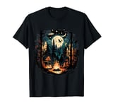 Outdoor camping, travelling nature in a tent T-Shirt