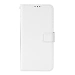 TCL 30 (4G/5G) / 30+ Läder Fodral med Diamantstruktur - Vit