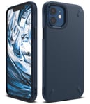 Ringke Onyx Case Compatible with iPhone 12 Mini, Tough Rugged Durable Shockproof Flexible Premium TPU Protective Phone Back Cover for 5.4-inch (2020) - Navy