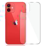 2-PACK iPhone 12 Pro Baksida Skärmskydd 9H 0,3mm Transparent/Genomskinlig