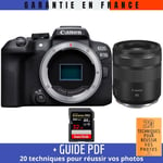 Canon EOS R10 + RF 85mm F2 Macro IS STM + 1 SanDisk 32GB Extreme PRO UHS-II SDXC 300 MB/s + Guide PDF '20 TECHNIQUES POUR RÉUSSIR VOS PHOTOS