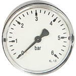 Manometer Ø63, 1/4&quot; Bakåtvänd, 0-10 bar