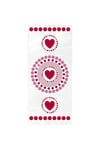 Radiant Hearts Cellophane Valentine Party Bags (Pack of 20)