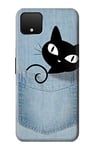 Pocket Black Cat Case Cover For Google Pixel 4 XL