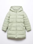 Mango Kids' Alilong Quilted Long Jacket