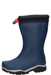 Dunlop Kids Blizzard Toggle Tie Thermal Wellington Boots - Navy - UK 8 - EU 25