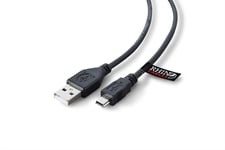 rhinocables USB 2.0 A Male to Mini B 5-Pin Charging Cable Lead — Game Console/Controller PS3, Dash Cam, Digital Cameras, GoPro, SatNav, GPS, MP3 Players — 3m / 300cm (Black)