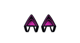 Razer Kitty Ears - Kitty Ears for All Razer Kraken Headsets (Engineered to Fit Your Razer Kraken, Adjustable, Waterproof) - Neon Purple