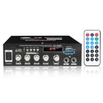 2CH bluetooth HIFI stéréo amplificateur de puissance tuner Audio numérique prise en charge Radio FM 2 microphone USB SD système de cinéma maison karaoké voiture