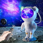 Astronaut Galaxy Stjärnprojektor Stjärnhimmelslampa, Astronautlampa Projektor med Nebulosa, Timer och Fjärrkontroll, Bästa Presenten för Barn och Vuxna
