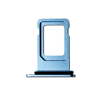 Blå iPhone XR simkortholder