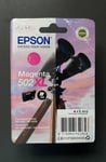 Genuine Epson 502 XL Ink - MAGENTA / EXPRESSION HOME XP-5100 5105 (INC VAT) 2023