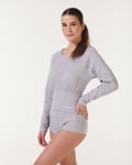 Bumpro Retreat Rib Sweater Grey Light Marl - XL
