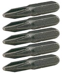 KS Tools 911.2205 - Boîte de 5 Embouts de Vissage PHILLIPS®, L.25 mm - 1/4'' - PH2 - En Acier Spécial