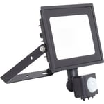 Strålkastare Eden LED 20W 830 1700lm med PIR (IP54) 110° IP65 svart