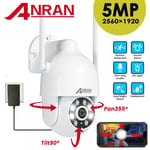 ANRAN 5MP Wireless IP Security Camera Outdoor Home WiFi Smart PTZ Camera IR CCTV