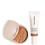 Laura Mercier Mini Translucent Loose Setting Powder Ultra Blur and Tinted Moisturiser Natural Dewy SPF 30 Duo (Various Shades) - 5N Clay