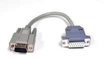 PC (VGA) to vintage Apple Monitor adapter lead / cable. VGA male to DB15 female
