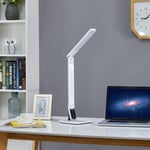 Lindby Eleni -LED-työpöytävalaisin, valkoinen
