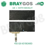 For HP ProBook 450 G8 G9 455 G8 G9 650 G8 UK Laptop Keyboard With Backlight