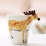 DUKAILIN Espresso Cups Creative Ceramic 3D Mug Hand-Painted Animal Mug Gift Three-Dimensional Mug