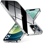 Clear Series Coque Iphone 13 Mini Transparente Silicone Tpu Souple Antichoc Housse Étui De Protection-Clear